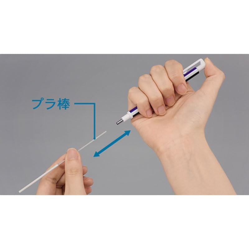トンボ鉛筆 ホルダー消しゴム モノゼロ 角型 シルバー EH-KUS04 【5セット】