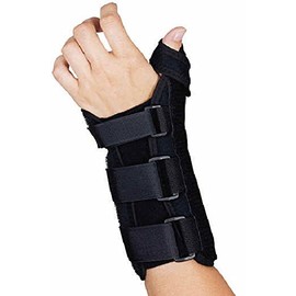 Alpha Medical Carpal Tunnel Wrist Brace and Thumb Spica Splint. Wrist & Thumb Immobilizer Brace. L3807 (Medium ; Left Hand)