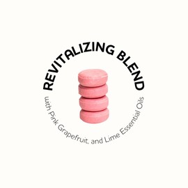 Jack59 Bar for Dry or Processed Hair, with Pink Grapefruit and Lime Essential Oils, pH Balanced Vegan Energizing Solid Shampoo, 3 oz