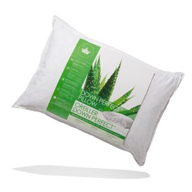 Canadian Down & Feather Co - Medium Support Down Perfect Pillow Standard Size - 255 TC Shell 100% Cotton - Filled in Canada