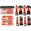 BLACK+DECKER BDX1021 8-Piece Ratchet Strap and Soft Loop Kit with