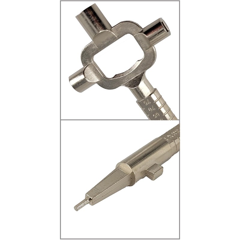WPLUSM Universal Construction Key, Original Architect Key, Made in Germany,