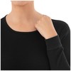 Fruit of The Loom Conjunto Térmico para Mujer Algodón, Negro,
