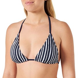 Firefly Women's Mara Bikini Top, Navy Dark/Stripe, 8