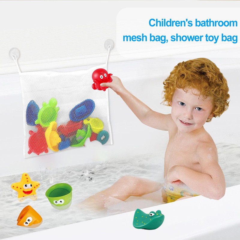 1PCS Bath Toy Storage Large Bath Toy Storage Organizer with
