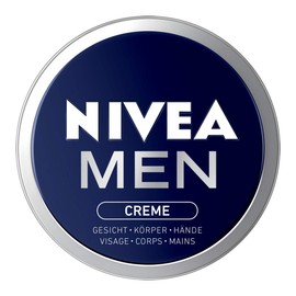 NIVEA Men Creme, Hautcreme für Gesicht, Körper und Hände, pflegende Feuchtigkeitscreme mit frisch-maskulinem Duft, im 1er Pack (1 x 150 ml)