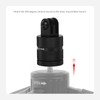 Mechrig Aluminum Camera Mount,360 Degree Rotation 1/4 inch 20 Tripod