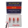 Bridge Cutters 3-Pack Roland Type Replacement Cemented Carbide Blade Set