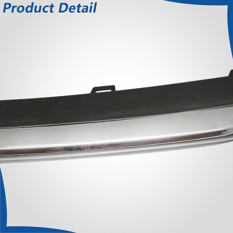 WFLNHB Front Bumper Cover Lower Trim Molding Chrome Replacement for