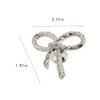 FL-WITHYOU 4PCS Bow Drawer Knobs,Zinc Alloy Cabinet Handle with Screws,for