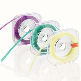 LA MIERE 3 Rolls, 4mm x 6M Tooth Polisher Dental File, for Teeth Sanding Grinding, Deep Teeth Cleaning, Tooth Polish Abrasive Strip, Oral Care Cleaning Tool 3 Sizes