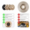 5pcs Wood Carving Disc, 4" and 4 1/2" Angle Grinder