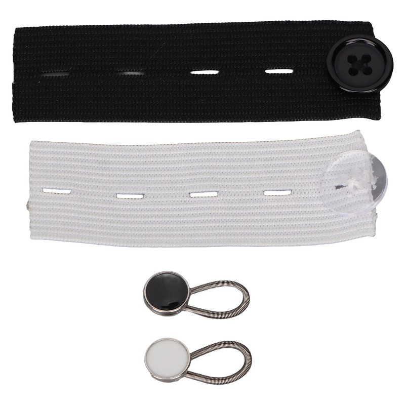 20pcs Extender Button Set with 10 Elastic Waist Extender Button