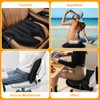 DAWNTREES Inflatable Seat Cushion, Lightweight, Waterproof, Suitable for Office/Home Chair