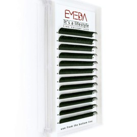 EMEDA Silk False Eyelashes Extensions 0.07 mm Mix J B C D Curl Individual Eyelashes 8-15 mm Faux Mink Eyelash Extension for Salon Use