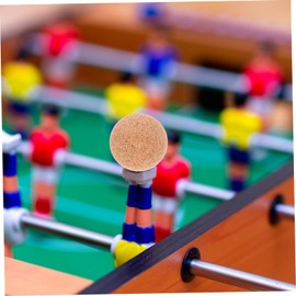 KONTONTY 3pcs Replaceable Cork Balls for Foosball Tables Wear Resistant Design Indoor Game Accessories Compact for Tabletop Enjoyment