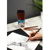 Eziglide TriGrip Jumbo HB Pencils, Pack of 12 Triangular Pencils,