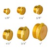Quickun Pneumatic Muffler Silencer, 1/2” Male Thread Brass Air Exhaust