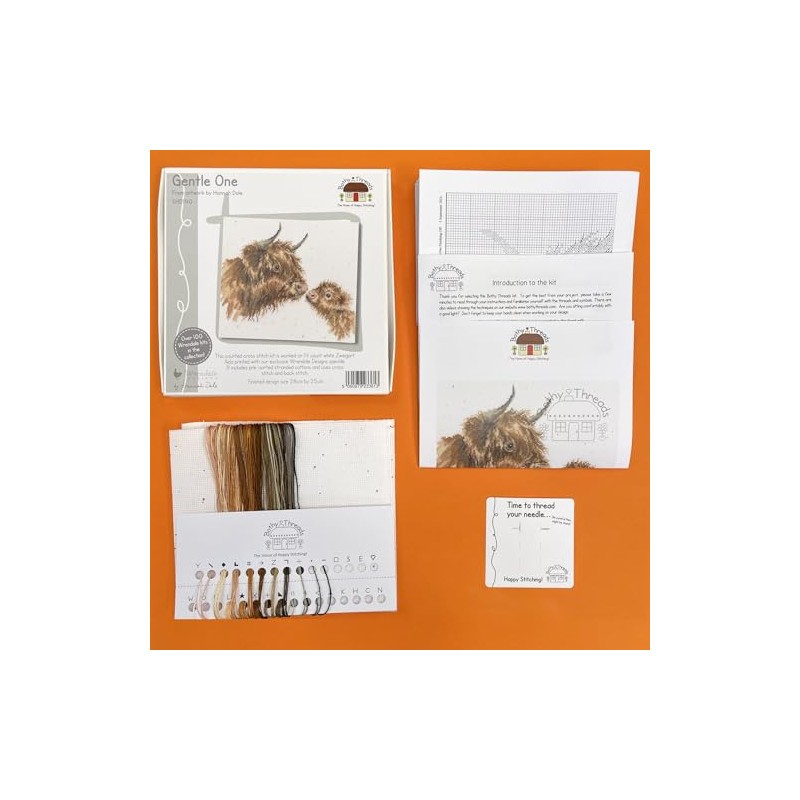 Bothy Threads Counted Cross Stitch Kit - Gentle One