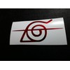 Naruto Itachi's Scratched Head Band Red Symbol Sticker Vinyl Decal