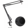 SUNMON Mic Stand with Foam Windscreen For Blue Snowball, Suspension