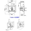 Mesan T - HANDLE HEAVY DUTY INDUSTRIAL LOCKS. Part #