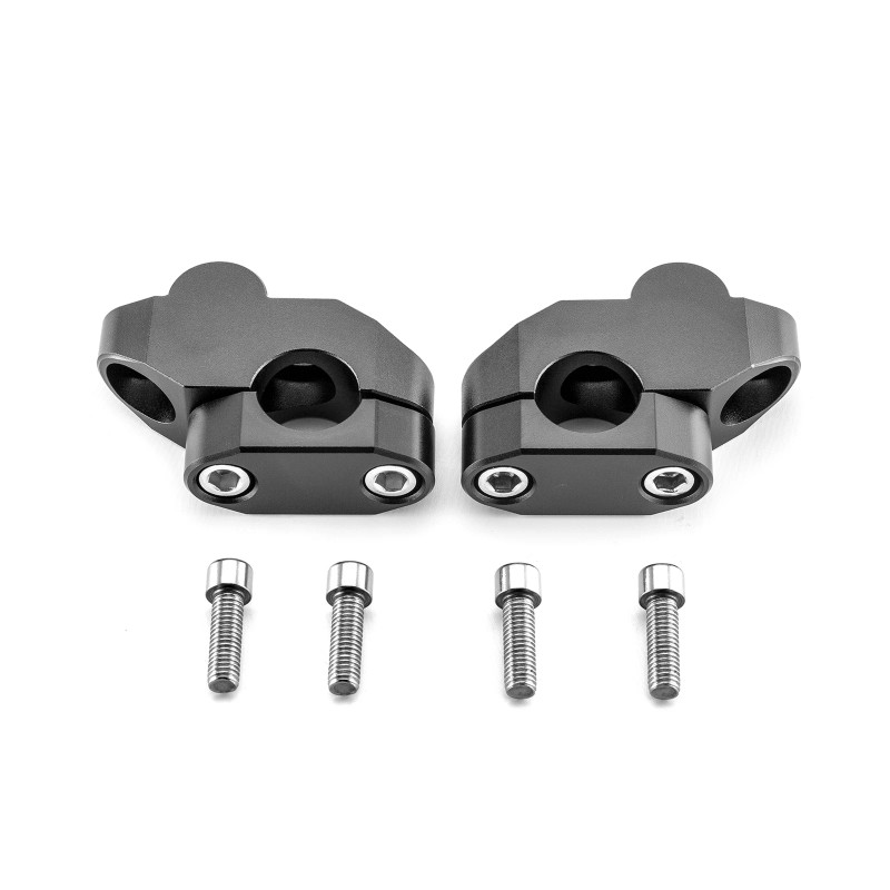 CB Black Handlebar Riser 7/8" Bars 26mm Height Pullback For