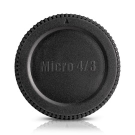 Ares Foto® L-R7 Housing Cap and Rear Lens Cap Kit for Micro Four Thirds MFT M4/3 Olympus Pen E-PL7 E-PL6 E-PL5 E-P5 etc