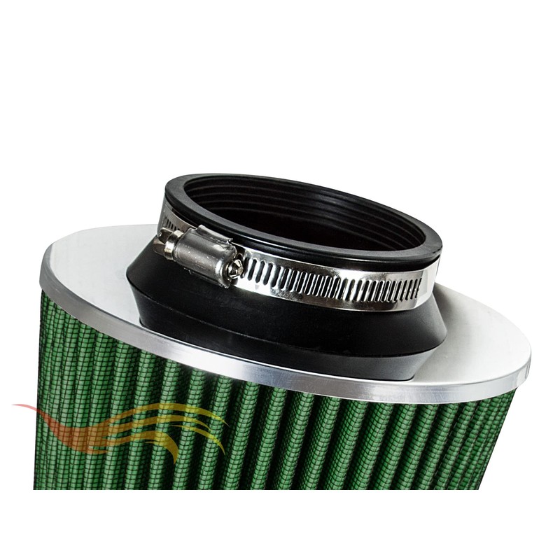 GREEN 4" 102 mm Inlet Truck Cold Air Cone Replacement