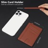 GADIEMKENSD Card Holder RFID Blocking Genuine Leather Slim Card Wallets,