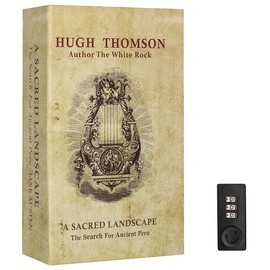 Book Safe with Combination Lock, Lovndi Hidden Safe Secret Storage, Diversion Safe Lock Box for Cash Jewelry, Lyre