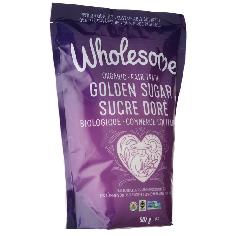 Wholesome Sweeteners, Organic Sugar, Cane, 2 lb