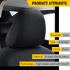 2 piezas Fundas protectoras para apoyacabezas de asiento de coche,