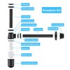 Keymark Siphon Black Cup Siphon for Sink and Washbasin, Brass