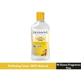 Dickinson's Original Witch Hazel Toner, 100% Natural, 16 oz, Fragrance Free