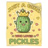 Pickles Blanket Gifts 80 x 60 Inch for Adult,Just a