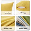MIULEE Pack of 2 Decorative Throw Pillow Covers Linen Burlap