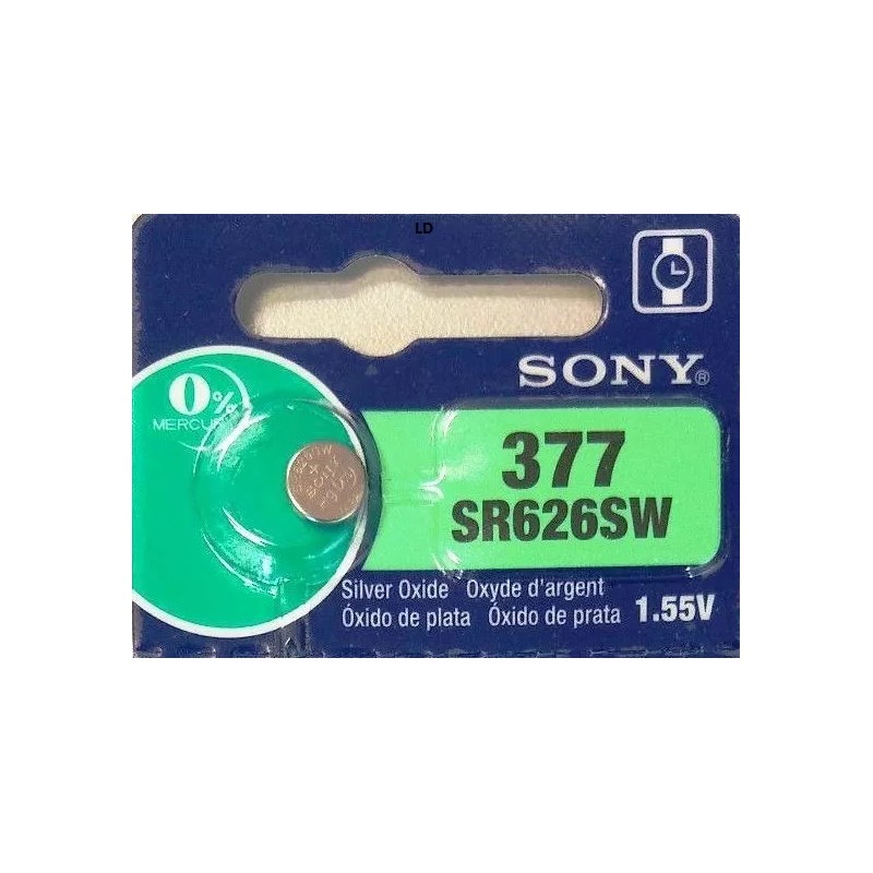 MURATA / SONY 377 SR626SW (2 piece) SR626 V377 Watch