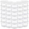 TashiBox 50 Sets 16 Oz Plastic Deli Containers with Lids