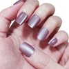 Press on Nails Square, Pink Shimmery Fake Nail, Kit of