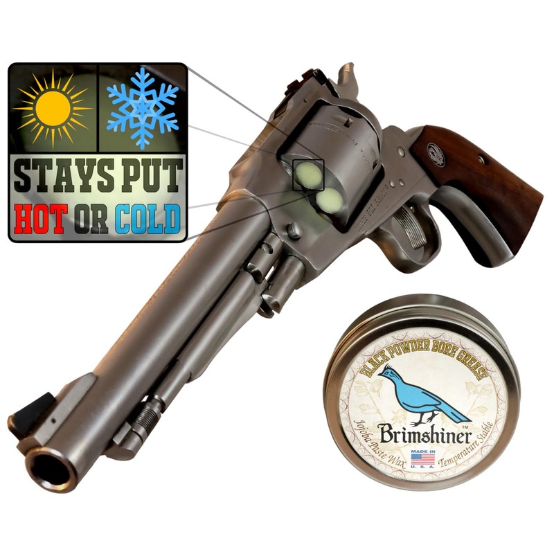 Brimshiner Black Powder Bore Grease - Lubricant Butter for All