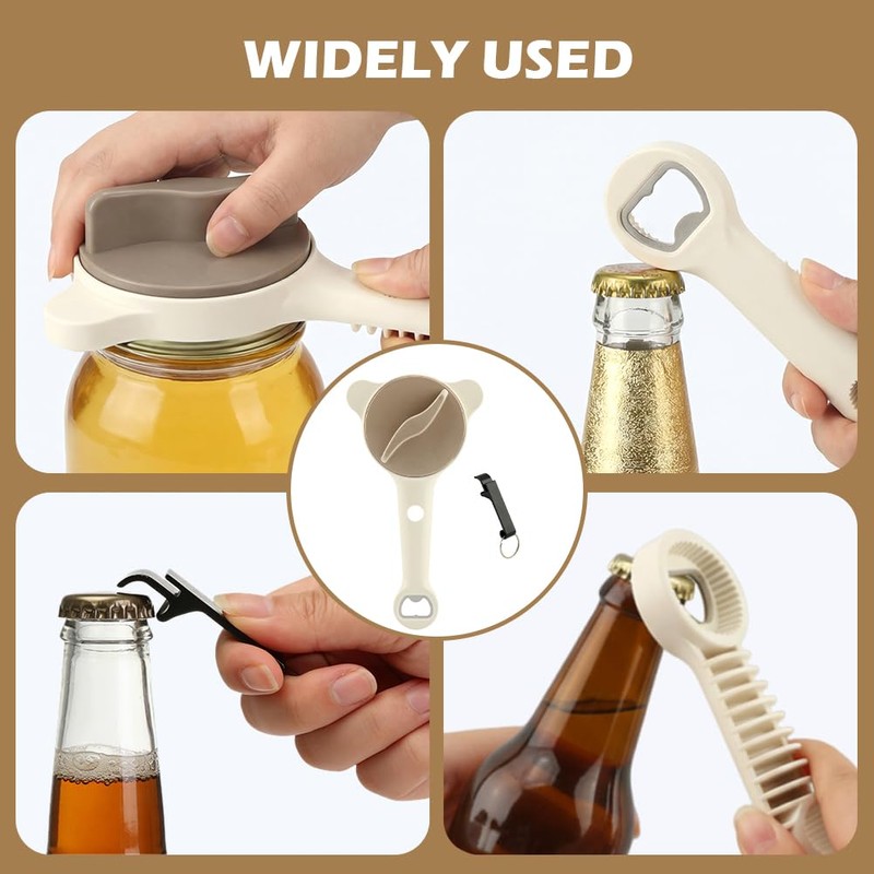 4-in-1 Jar Opener for Seniors and Weak Hands