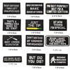 CDzyzh Iron On Patches,Funny Phrases Iron on Word Patches for