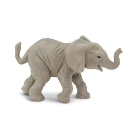 Safari Ltd. African Elephant Baby Toy Figurine - Realistic, Hand-Painted 3.3" Model Figure - Safe, Educational Toy for Boys, Girls & Kids Ages 1+