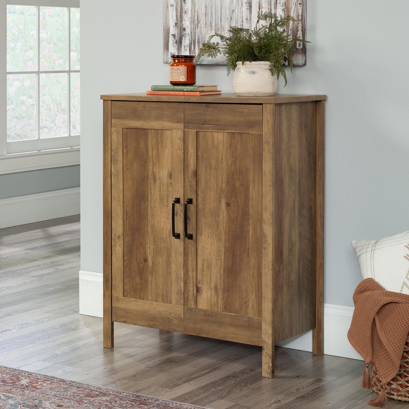 Sauder Miscellaneous Storage Cabinet, Rural Pine Finish