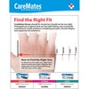 CareMates Latex Medical Exam Gloves, Powder Free, Extra Strong, 5