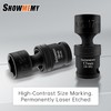 SHOWMEMY Drive Impact Universal Joint Socket Set, 6 Points, Shallow