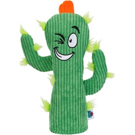 Big Crazy Golf Club Head Covers - Driver Headcover with Unique Corduroy Fabric - Funny Cactus Design - Fairway Wood Hybrid Headcover - Golf Club Protector and Funny Present