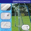 Waltool 60Pcs Goals Net Attachment Straps and 5.9 Inch Soccer