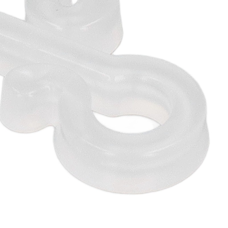 150Pcs S Shaped Hooks Sturdy Durable Plastic Dual Ends Multipurpose